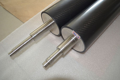 碳纤维辊表面能喷涂颜色吗?